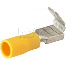 Клемма плоская изолированная 4-6 мм² (КПИ гнездо+штекер - 7.4мм+6.3мм) (100шт/уп) REXANT 08-0452