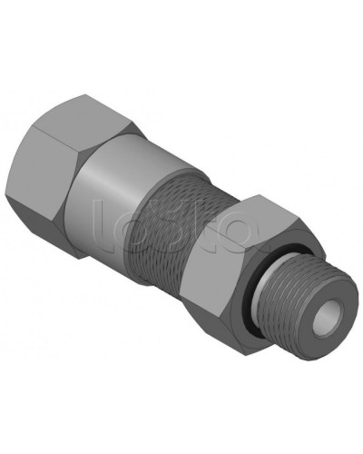 Кабельный ввод с резьбой G1/2 мм для прокладки кабеля в металлорукаве РЗ-ЦП-10, с уплотнением кабеля и проходным диаметром кабеля d=2-6 мм Спектрон КВМ-10/6-Н-G1/2 в Королеве Аксессуары для кабель-канала Pintop.ru