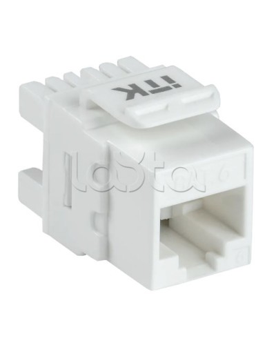 Модуль Keystone Jack кат. 6 UTP 110 IDC 180 град. ITK CS1-1C06U-12 в Королеве Модули Keystone Pintop.ru