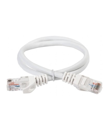ITK Коммутационный шнур (патч-корд) кат.5Е UTP 5м белый (PC08-C5EU-5M) в Королеве Патч-корды и пигтейлы Pintop.ru