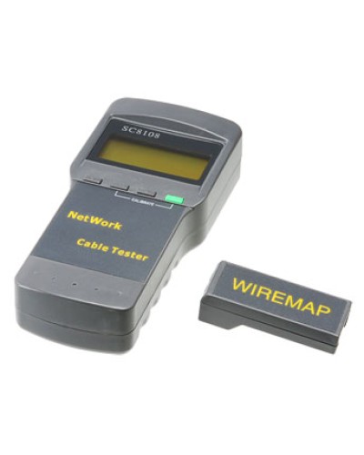 Тестер для витой пары Cabeus CT-LCD-RJ45 в Королеве Дополнительное оборудование для ОПС Pintop.ru