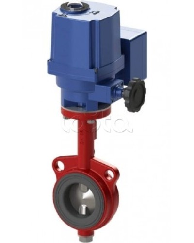 Затвор дисковый с электроприводом Спецавтоматика Затвор дисковый с электроприводом Зт 100/1,6(Э220М)-Ф.УЗ.1-АН-100 в Королеве Устройства пуска водяного пожаротушения Pintop.ru