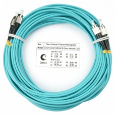 Шнур оптический duplex FC-FC 50/125 mm OM3 15м LSZH Cabeus FOP-50-FC-FC-15m