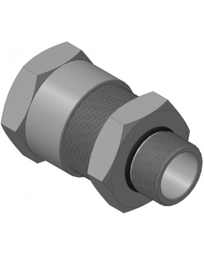 Кабельный ввод с резьбой G1 для открытой прокладки кабеля с проходным диаметром d=16-20 мм Спектрон КВН-20-М-G1 в Королеве Аксессуары для кабель-канала Pintop.ru