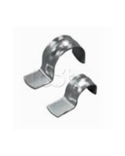 Скоба оцинкованная однолапковая без монтажного отверстия, для трубы D50мм (1уп = 50шт) Экопласт (43751) в Королеве Держатели, клипсы, скобы Pintop.ru