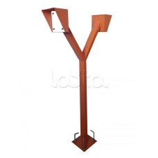 Стойка для считывателя Аякс 150х150 мм, оранжевая, Базовая, двусторонняя Магнито-контакт