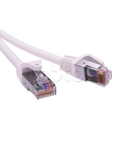 Патч-корд экранированный CAT6 F/UTP 4х2, LSZH, белый, 1м DKC RN6FU4510WH в Королеве Патчкорды (медные) Pintop.ru