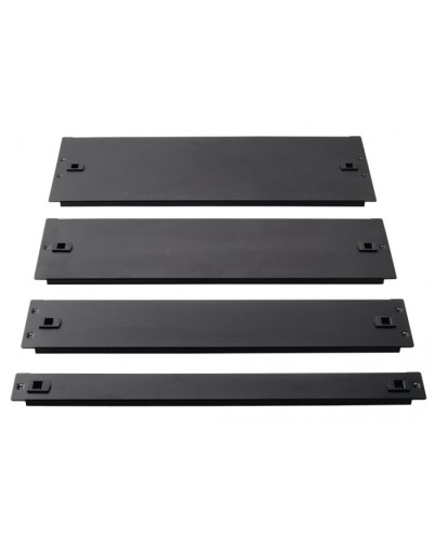 Фальш-панель металлическая 19 4U, быстросъемная, черная LANMASTER LAN-DC-TLMFP-4U в Королеве Аксессуары для стоек и шкафов Pintop.ru