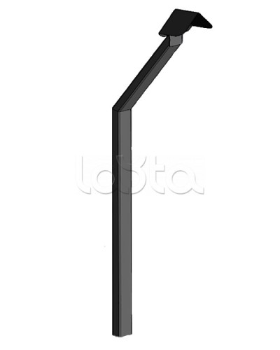 Стойка кнопки выхода Аякс наклонная исп.02 (в землю), черная Магнито-контакт в Королеве Дополнительное оборудование для ОПС Pintop.ru