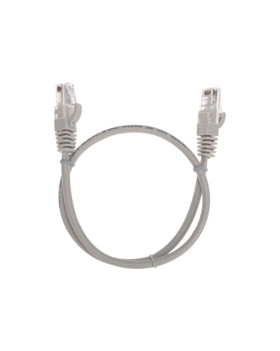 Патч-корд U/UTP, CAT 5e, RJ45-RJ45, 26AWG, LSZH, серый, 0,5м REXANT 02-0100-05 в Королеве Патчкорды (медные) Pintop.ru