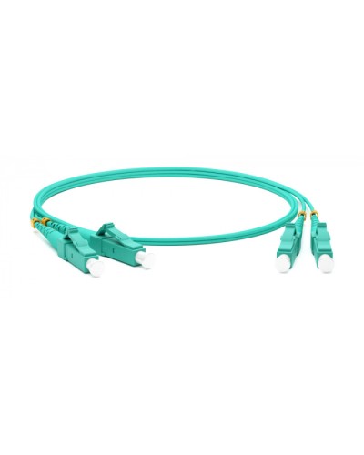 Патч-корд волоконно-оптический MM 50/125(OM3), LC-LC, duplex, LSZH, 1 м Hyperline FC-D2-503-LC/PR-LC/PR-H-1M-LSZH-AQ (FC-503-LC-LC-10G-1M) в Королеве Патч-корды оптические Pintop.ru