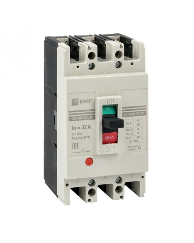 Выключатель автоматический ВА-99М 63/16А 4P 5In 25кА EKF PROxima (mccb99-4P5In63-16m) в Королеве Электротехническое оборудование Pintop.ru