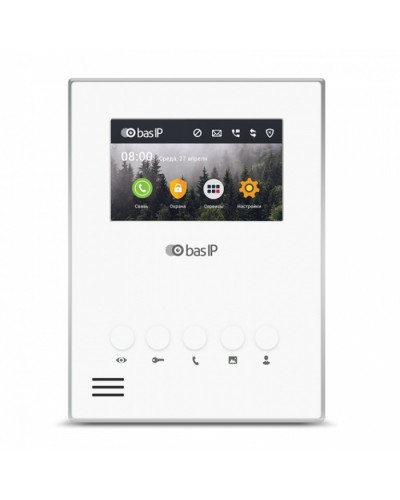 Видеодомофон BAS-IP AU-04LA WHITE в Королеве Вызывные IP панели Pintop.ru