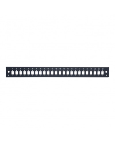 Панель лицевая для выдвижной оптич. полки, 24 SC Simplex/24 LC Duplex, черный Datarex DR-546045 в Королеве Патч-панели Pintop.ru