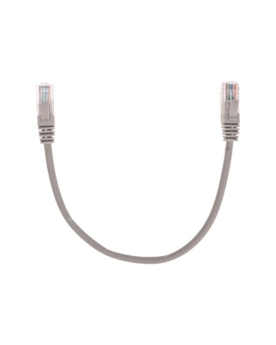 Патч-корд U/UTP, CAT 5e, RJ45-RJ45, 26AWG, LSZH, серый, 0,3м REXANT 02-0100-03 в Королеве Патчкорды (медные) Pintop.ru