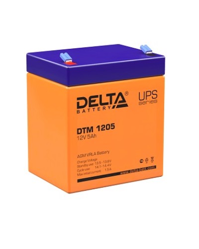 Аккумулятор свинцово-кислотный Delta DTM 1205 в Королеве Электротехническое оборудование Pintop.ru