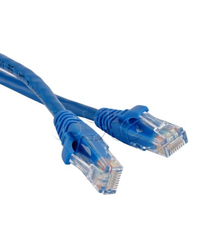 Патч-корд RJ45-RJ45, 4 пары, UTP, кат.5е, LSZH (5м) Hyperline PC-LPM-UTP-RJ45-RJ45-C5e-5M-LSZH-BL в Королеве Патчкорды (медные) Pintop.ru