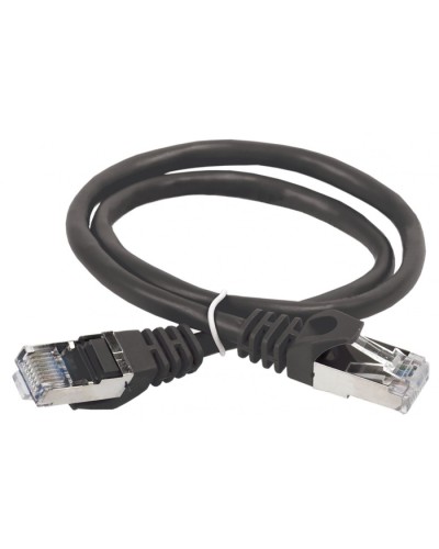 ITK Коммутационный шнур (патч-корд), кат.5Е FTP, 0,5м, черный (PC09-C5EF-05M) в Королеве Патч-корды и пигтейлы Pintop.ru