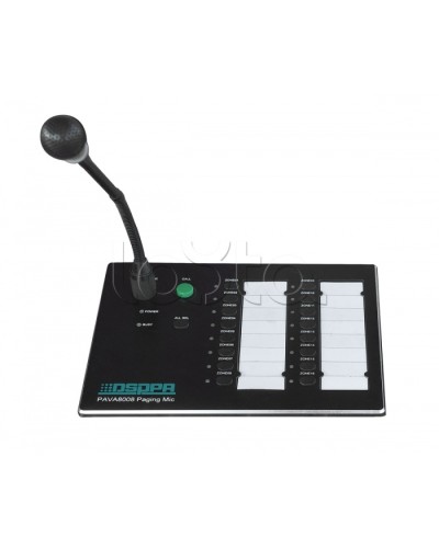Консоль микрофонная DSPPA PAVA-8008 в Королеве Система оповещения и трансляции Dsppa Pintop.ru