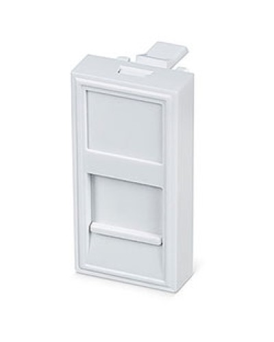 Вставка 45x22,5 (Mosaic) для 1 модуля формата Keystone Jack (FP-22,5-1M) Пожтехкабель СКС (202-030) в Королеве Модули Keystone Pintop.ru