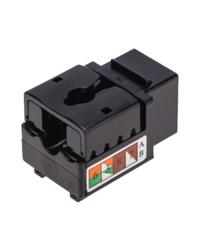Модуль Keystone Jack RJ-45(8P8C), UTP неэкранированный, CAT 6, тип 90 градусов, черный REXANT PRO 02-0255 в Королеве Модули Keystone Pintop.ru