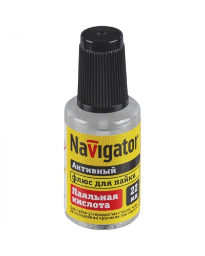 Флюс Navigator 93 262 NEM-Fl01-F22 (паяльная кислота, 22 мл) в Королеве Аксессуары для кабель-канала Pintop.ru