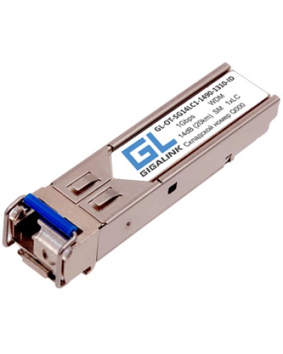 Модуль SFP Gigalink GL-OT-SG14LC2-1310-1310-I в Королеве Модули SFP/XFP/GBIC Pintop.ru