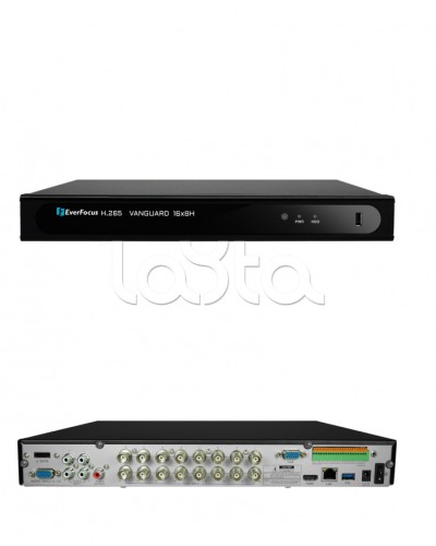 Видеорегистратор 16-канальный EverFocus VANGUARD II 16x8H в Королеве Видеорегистраторы гибридные Pintop.ru