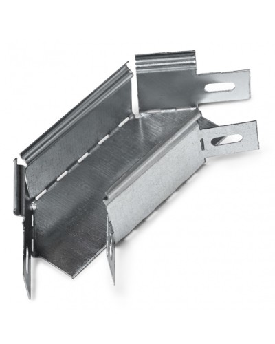 Угол плоский 45° 400x80 (0,7) ПожТехКабель (548-104) в Королеве Аксессуары для лотков Pintop.ru