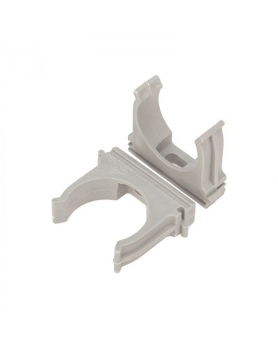 Крепеж-клипса для труб д.25мм, цвет серый Cabeus (CF25-GY) в Королеве Держатели, клипсы, скобы Pintop.ru