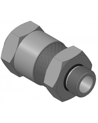 Кабельный ввод с резьбой G3/4 для прокладки кабеля в металлорукаве РЗ-ЦП-25, с уплотнением кабеля и проходным диаметром кабеля d=8-12 мм Спектрон КВМ-25/12-М-G3/4 в Королеве Аксессуары для кабель-канала Pintop.ru