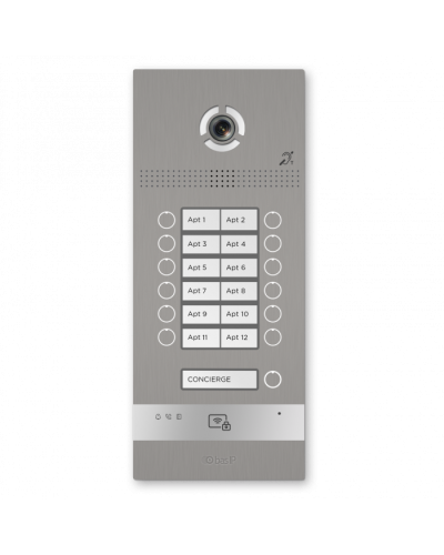 Вызывная панель BAS-IP BI-12FBI SILVER в Королеве Вызывные видеопанели малоабонентные Pintop.ru