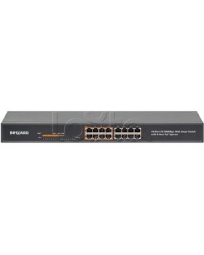 Коммутатор PoE 16-портовый Beward STW-16P8 в Королеве Коммутаторы Pintop.ru
