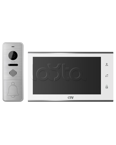 Комплект видеодомофона CTV-DP4705AHD (белый) в Королеве Комплекты домофонов Pintop.ru
