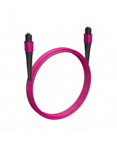 Кабельная сборка MPO(M) -MPO(M)-8 волокон 50/125 OM4, 5 m Cabeus (FOP-50-OM4-8-MPO(M)-8-MPO(M)-B-5m) в Королеве Кабельные сборки (оптические) Pintop.ru