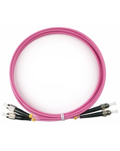Шнур оптический duplex FC-ST 50/125 mm OM4 2м LSZH Cabeus FOP-50-OM4-FC-ST-2m в Королеве Патч-корды оптические Pintop.ru