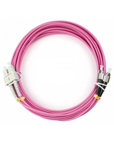 Шнур оптический duplex SC-FC 50/125 mm OM4 5м LSZH Cabeus FOP-50-OM4-SC-FC-5m в Королеве Патч-корды оптические Pintop.ru