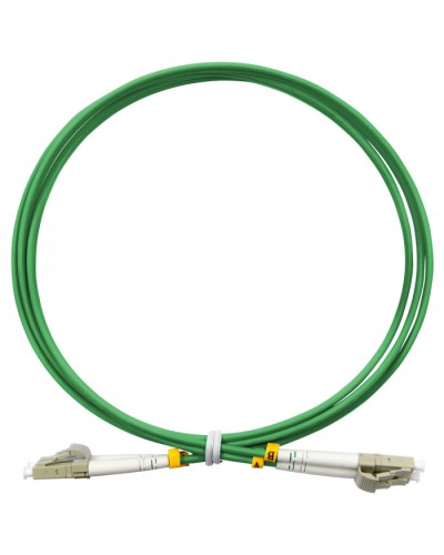 Шнур оптический duplex LC-LC 50/125 mm OM5 10м LSZH Cabeus (FOP-50-OM5-LC-LC-10m) в Королеве Патч-корды оптические Pintop.ru