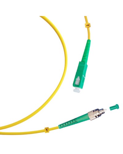 Шнур оптический simplex FC/APC-SC/APC 9/125 sm 2м LSZH Cabeus FOP(s)-9-FC/APC-SC/APC-2m в Королеве Патч-корды оптические Pintop.ru