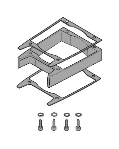 Удлинитель кожуха электродвигателя C-BXK, C-BXEK Came 119RICX043 в Королеве Запчасти для шлагбаумов и автоматики Pintop.ru