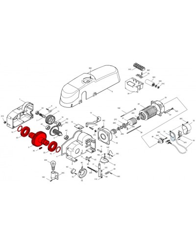 Электродвигатель E450 Came 119RIE139 в Королеве Запчасти для шлагбаумов и автоматики Pintop.ru