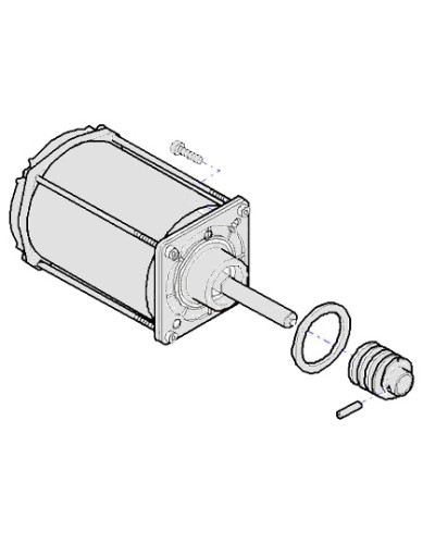 Электродвигатель G12000 в сборе Came 119RIG101 в Королеве Запчасти для шлагбаумов и автоматики Pintop.ru