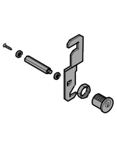 Замок дверцы G4040 Came 119RIG411 в Королеве Запчасти для шлагбаумов и автоматики Pintop.ru