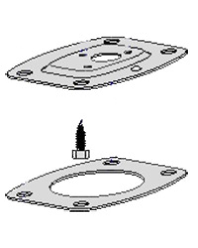 Монтажное основание стойки с анкерами DIR-L DIR-LNCame 119RIR146 в Королеве Запчасти для шлагбаумов и автоматики Pintop.ru
