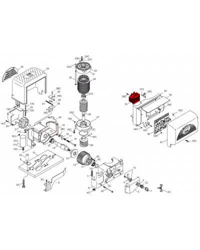 Конденсатор 9 мкФ с гибкими выводами Came 119RIR304 в Королеве Запчасти для шлагбаумов и автоматики Pintop.ru