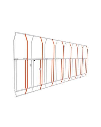 Шторка стрелы шлагбаумов GT высотой 1,3 м (модуль 1721 мм) Came 803XA-0350 в Королеве Запчасти для шлагбаумов и автоматики Pintop.ru