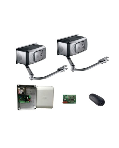 Комплект автоматики для двухстворчатых распашных ворот Came F1000 KIT на основе привода F1000 (блок управления ZF1N, радиоуправление) в Королеве Автоматизация ворот Pintop.ru