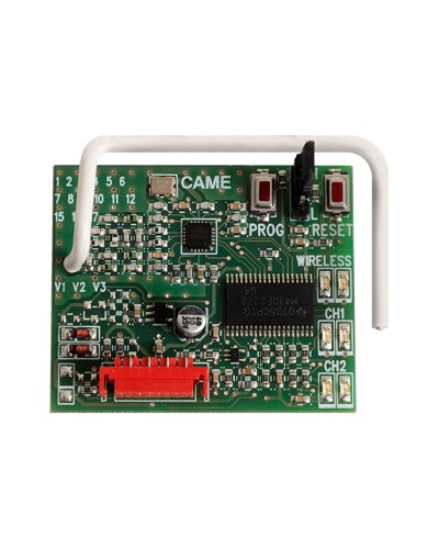 Встраиваемая плата радиоканала для беспроводных устройств системы RIO v2.0 Came RIOCN8WS в Королеве Устройства радиоуправления для шлагбаумов и автоматики Pintop.ru