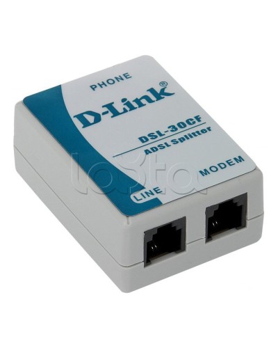 Сплиттер ADSL D-Link DSL-30CF/RS в Королеве Маршрутизаторы, Роутеры и Точки Доступа Pintop.ru