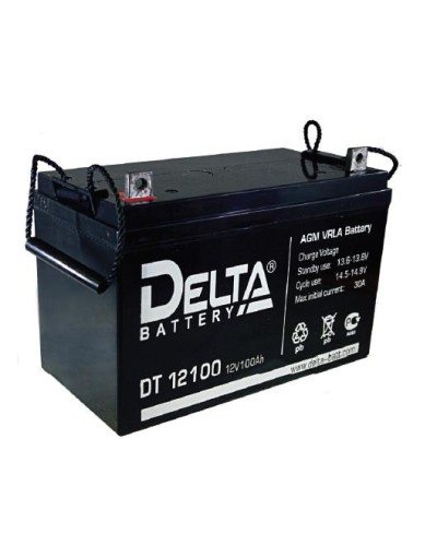 Аккумулятор свинцово-кислотный Delta DT 12100 в Королеве Электротехническое оборудование Pintop.ru